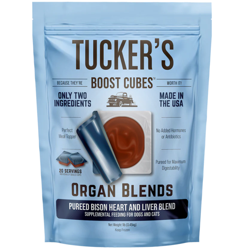 Tuckers-Pureed Bison Heart and Liver Boost Cubes