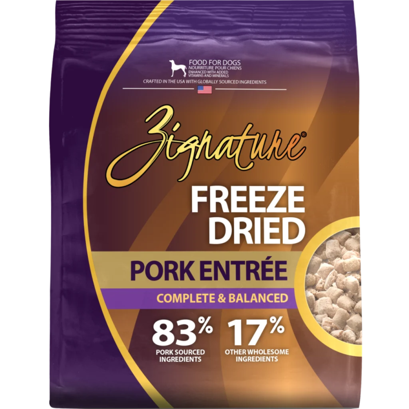 Zignature-Freeze Dried Pork Entree Dog Food