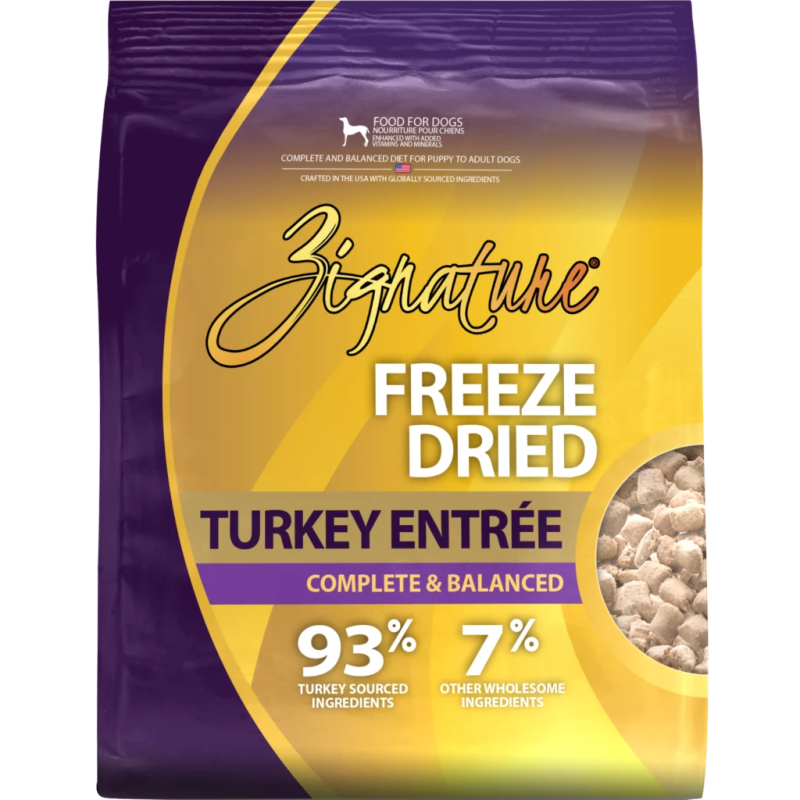Zignature-Freeze Dried Turkey Entree Dog Food