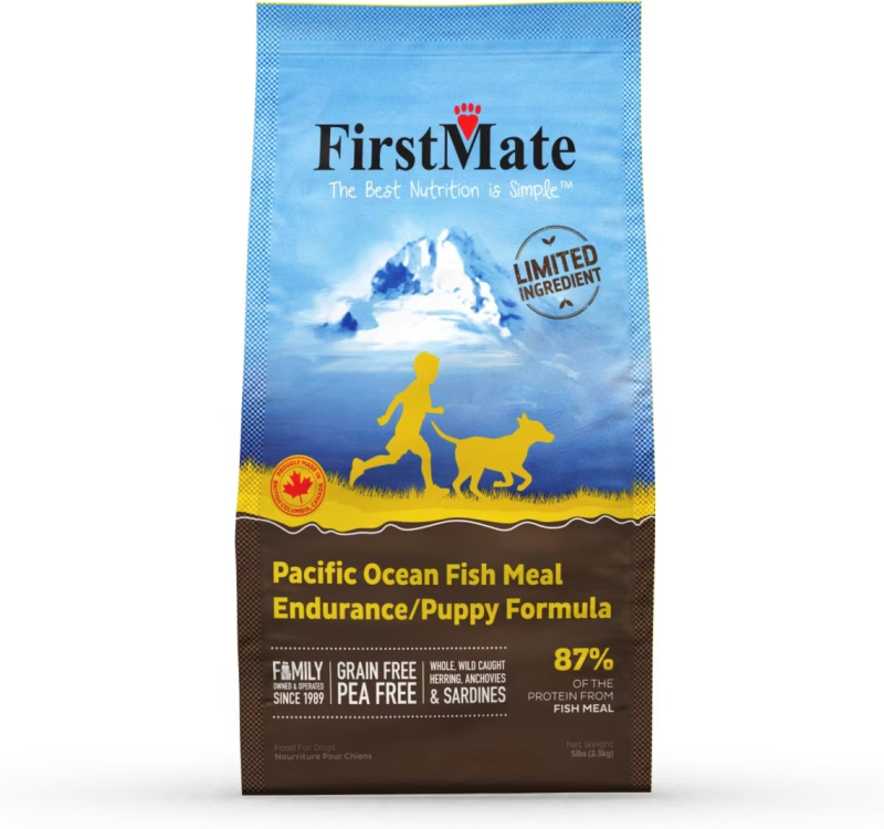 FirstMate-Limited Ingredient, Grain Free, Pacific Ocean Fish Meal Endurance/Puppy Dry Dog Food