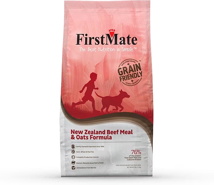 FirstMate-Grain Friendly New Zealand Beef Meal & Oats Formula Dry Dog Food