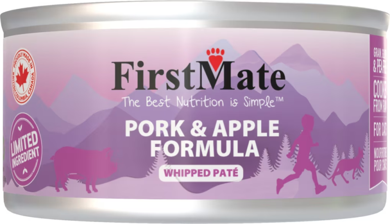 FirstMate-Limited Ingredient Pork & Apple Formula Canned Cat Food