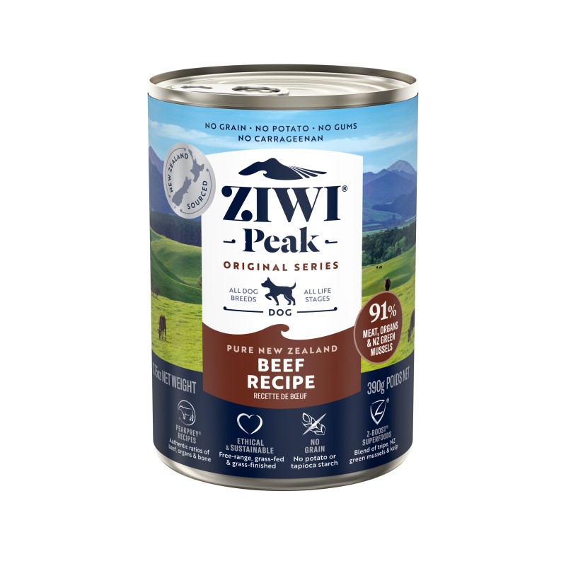 Ziwi Peak-Grain Free Beef Recipe Canned Dog Food