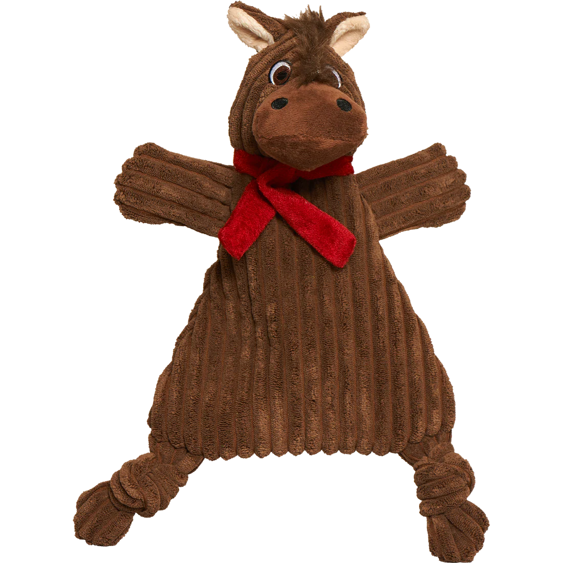 HuggleHounds-Barley Horse HuggleFlatties Plush Dog Toy