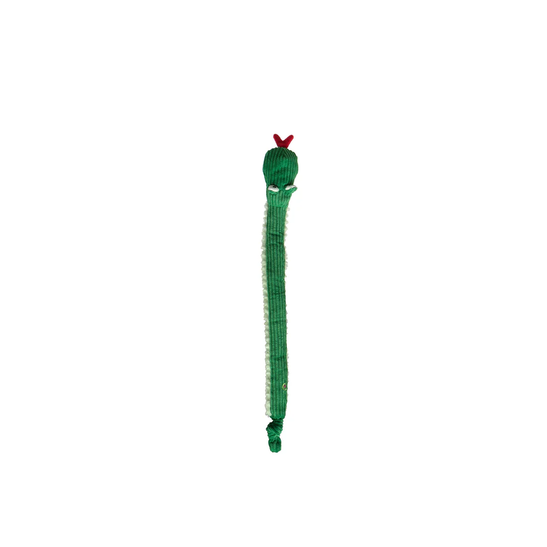 HuggleHounds-Sir Squeaks-a-Lot Snake Knottie Plush Dog Toy