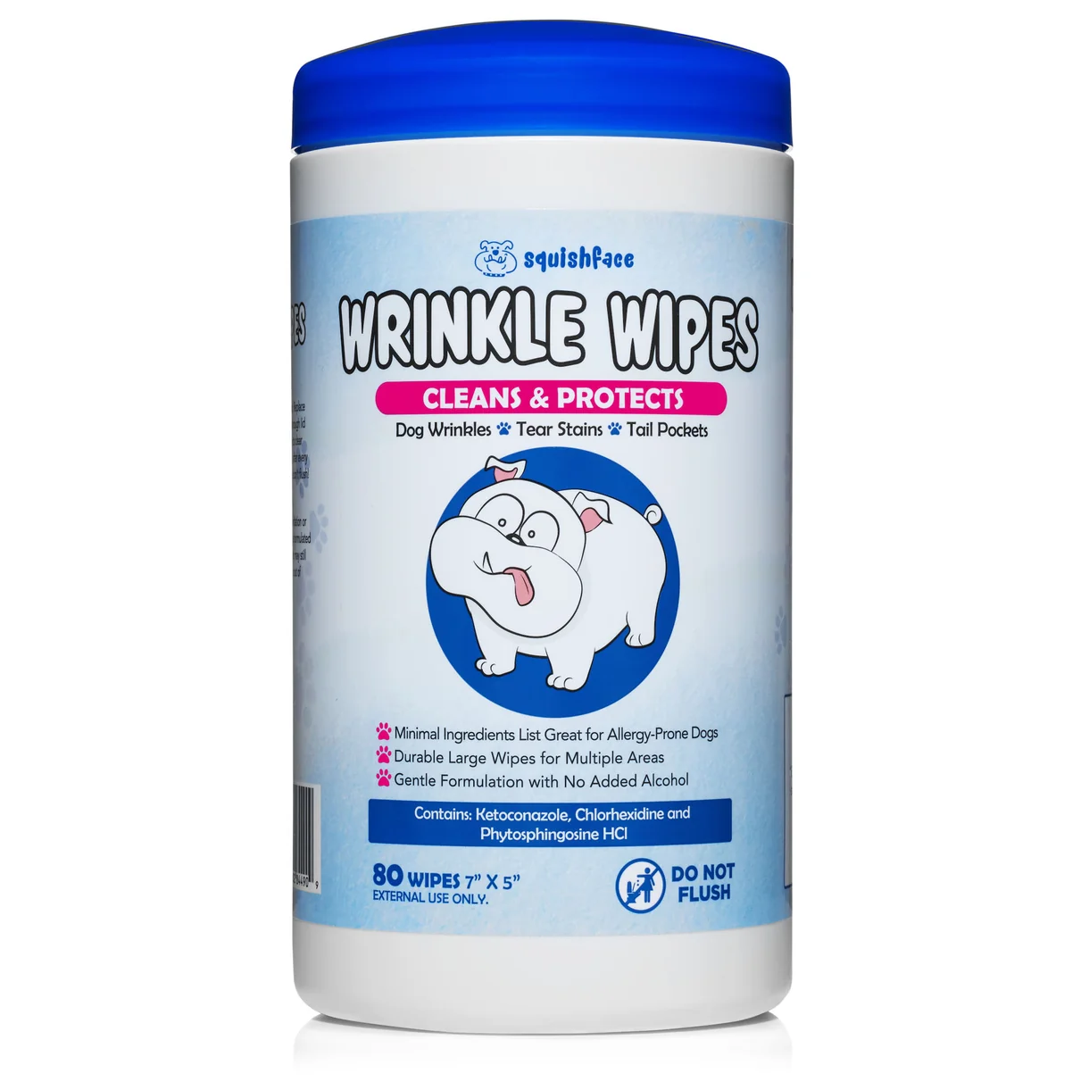 Squishface-Wrinkle Wipes for Dogs