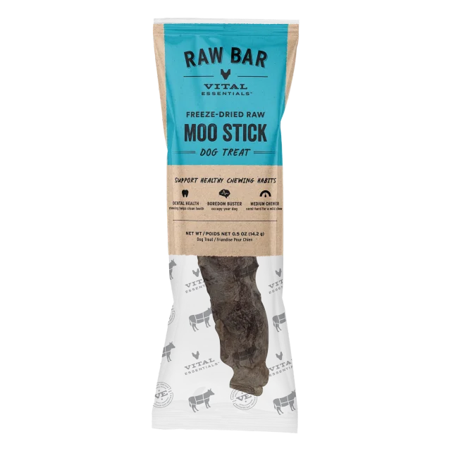 Vital Essentials-Raw Bar Freeze-Dried Moo Stick Dog Treat
