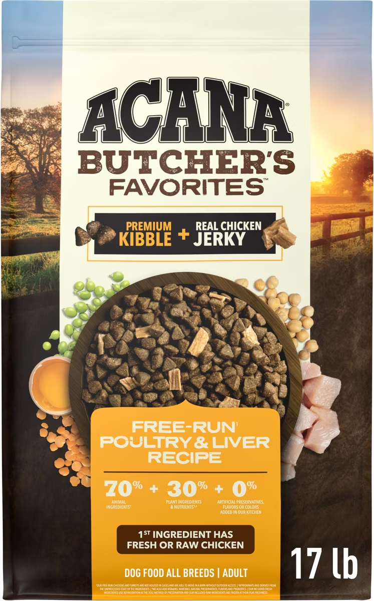 ACANA-Butcher's Favorites Free-Run Poultry & Liver Recipe for Dogs
