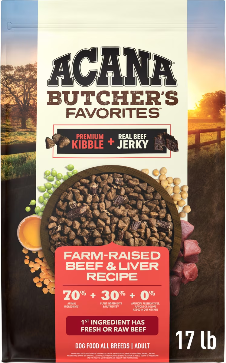 ACANA-Butcher's Favorites Farm-Raised Beef & Liver Recipe for Dogs