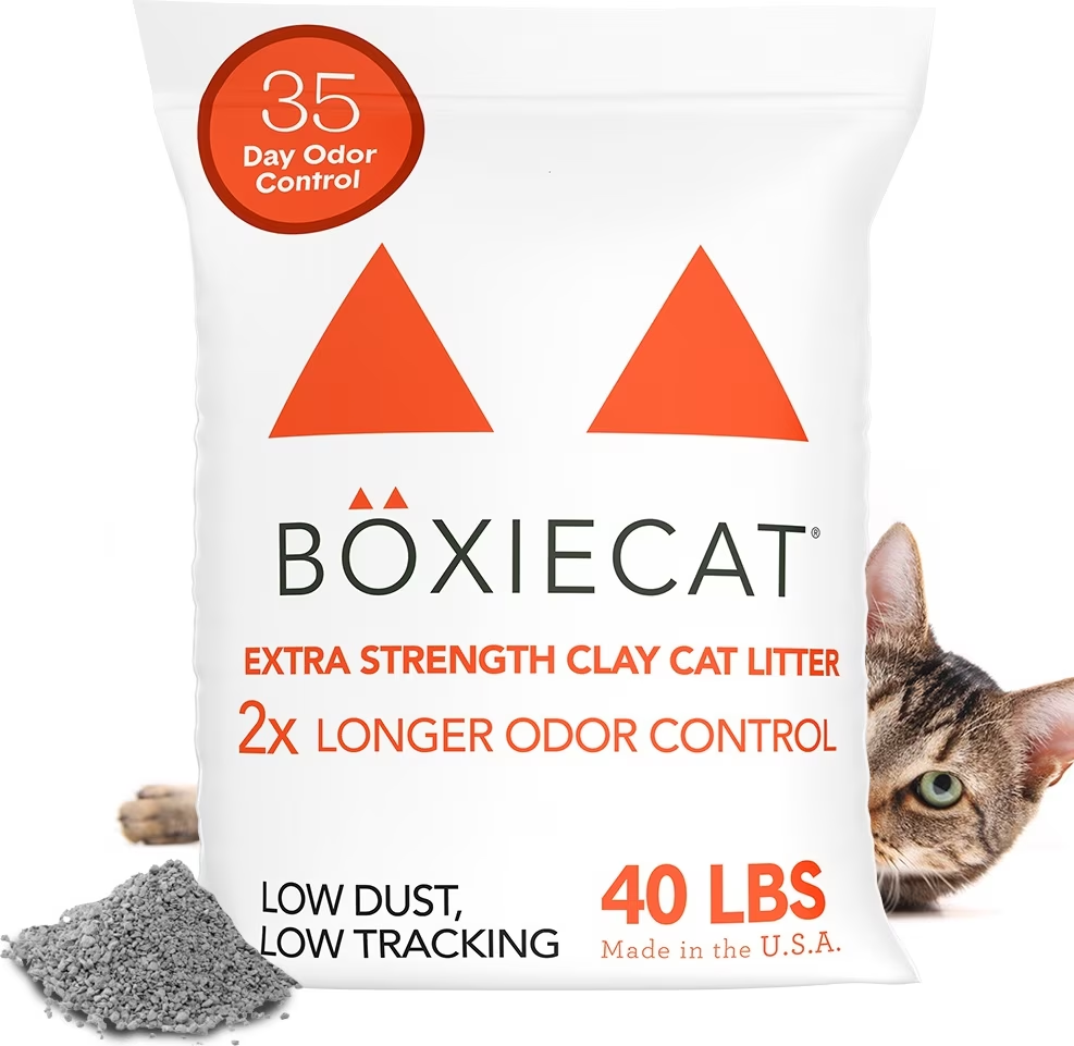 Boxiecat-Extra Strength Scentfree Premium Clumping Clay Litter