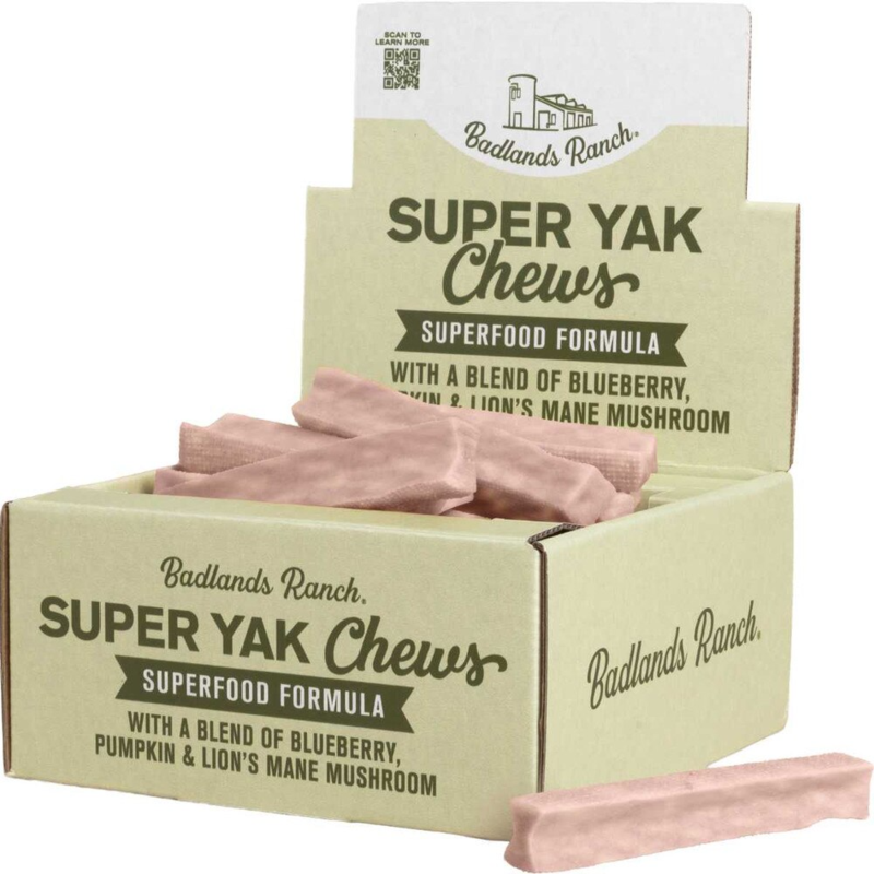 Badlands Ranch-Super Yak Chew Superfood Formula for Dogs