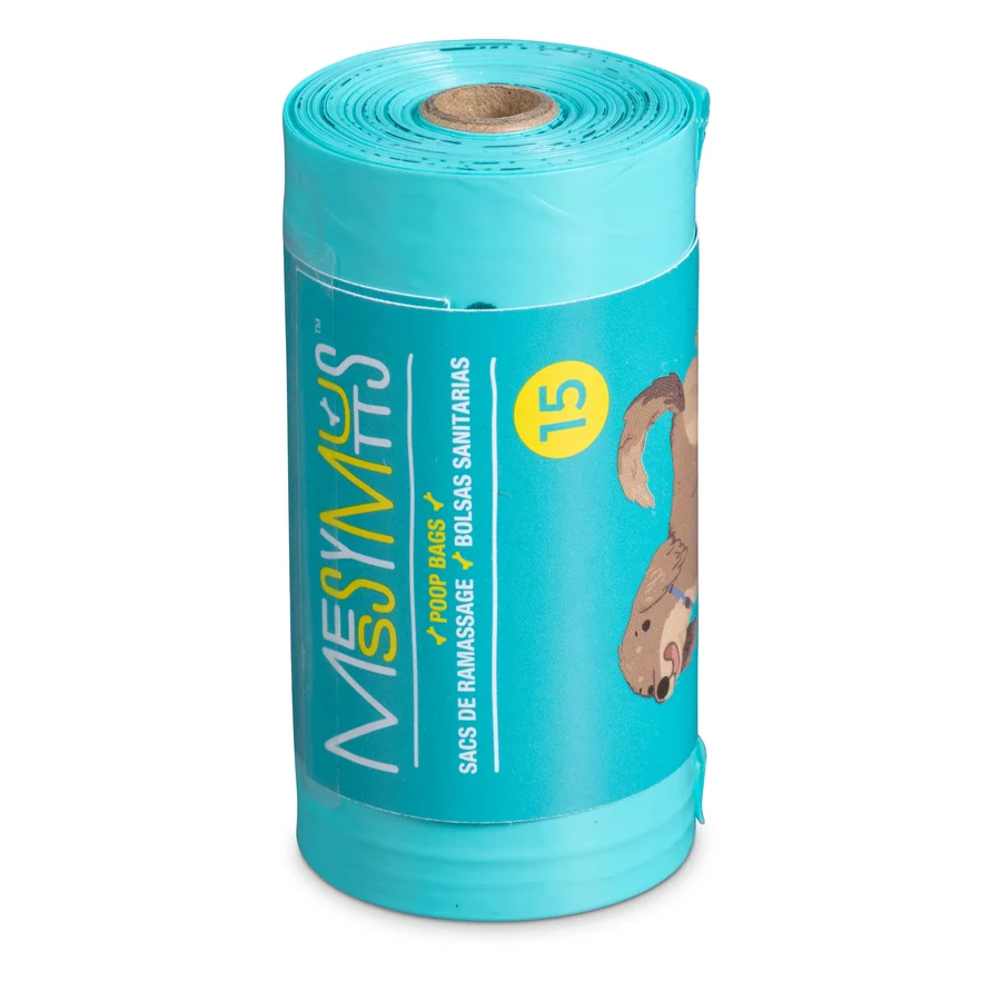 Messy Mutts-Advanced BioRecycle Unscented Poop Bags Refill Rolls