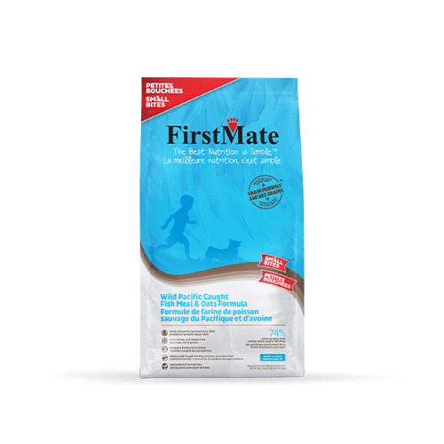 FirstMate-Grain Friendly Wild Pacific Caught Fish Meal & Oats Formula Small Bites Dry Dog Food