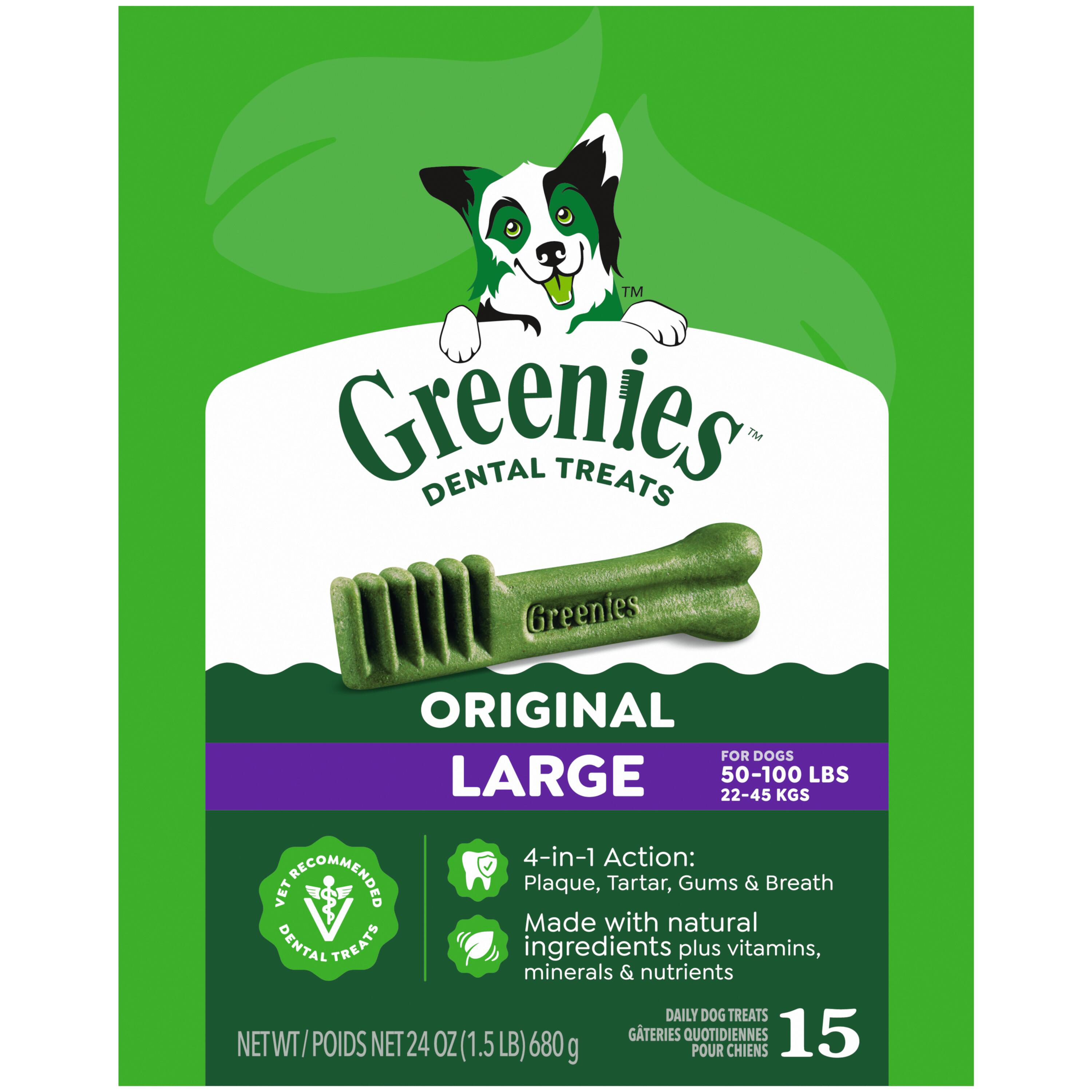 Greenies-Large Original Dental Dog Chews