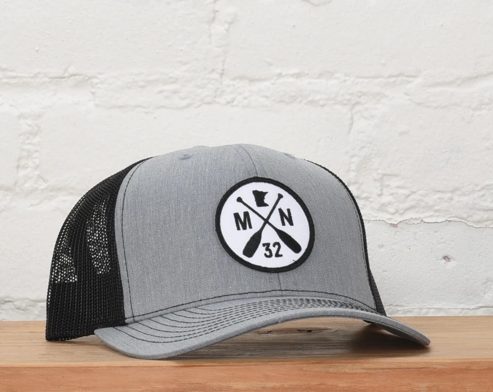 Sota Clothing-The Classic Gray/Black Mesh Snapback Hat