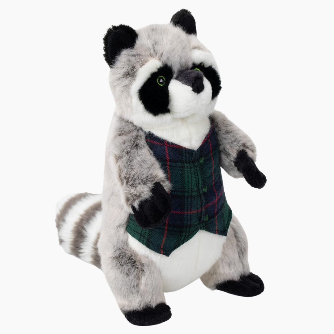 Fluff & Tuff- Franklin Raccoon Holiday Toy for Dogs