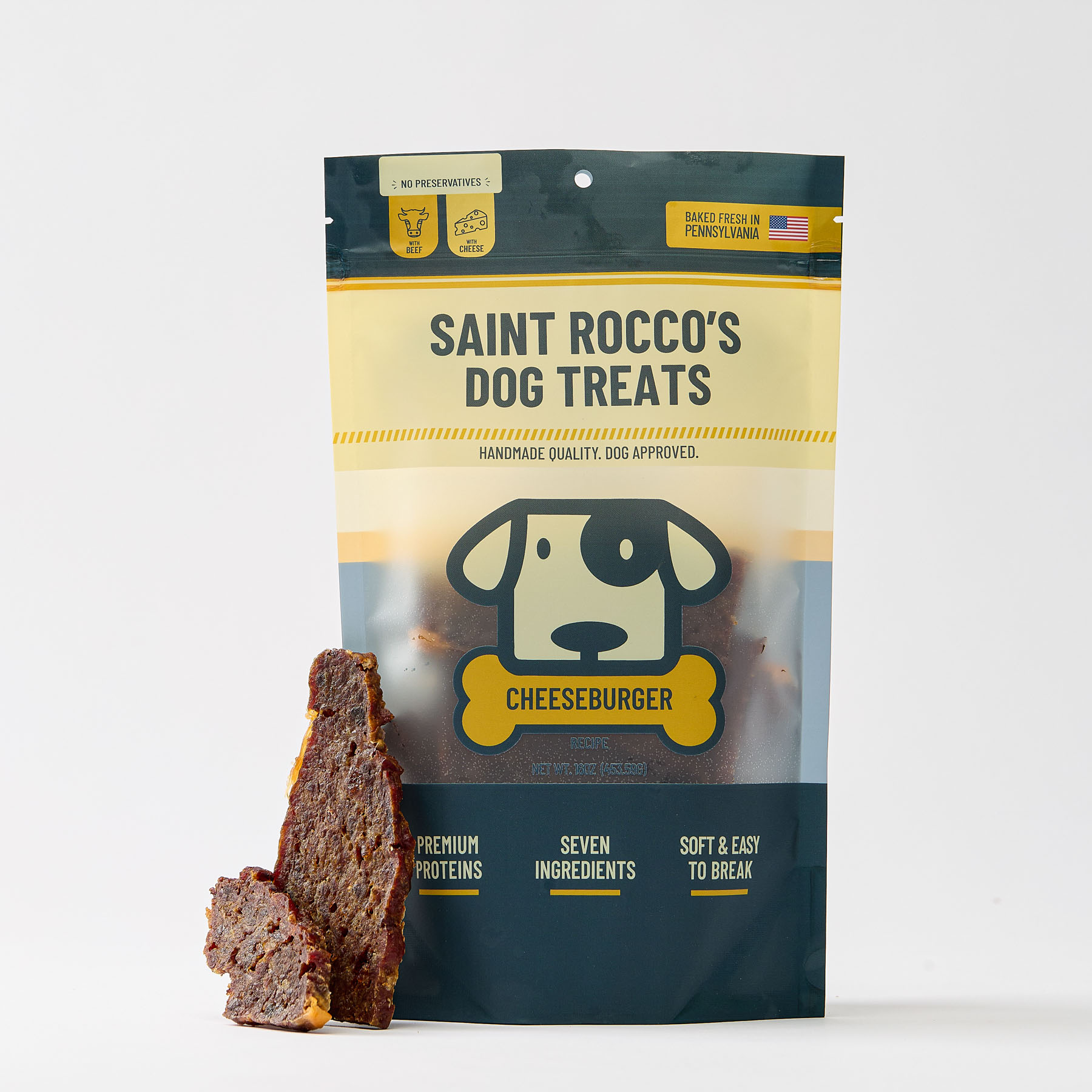 Saint Rocco's-Cheeseburger Dog Treats