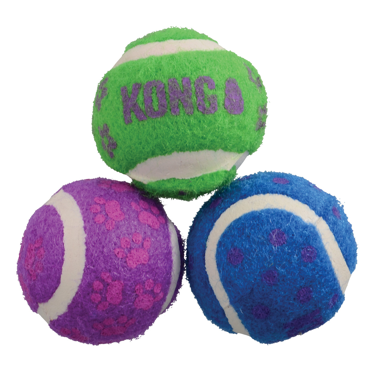 KONG-Cat Active Tennis Balls w/Bells Cat Toy