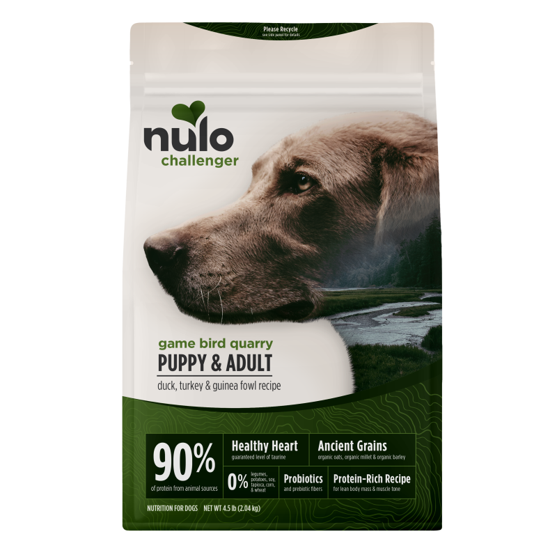 Nulo-Challenger Duck with Turkey & Guinea Fowl Recipe Dry Dog Food