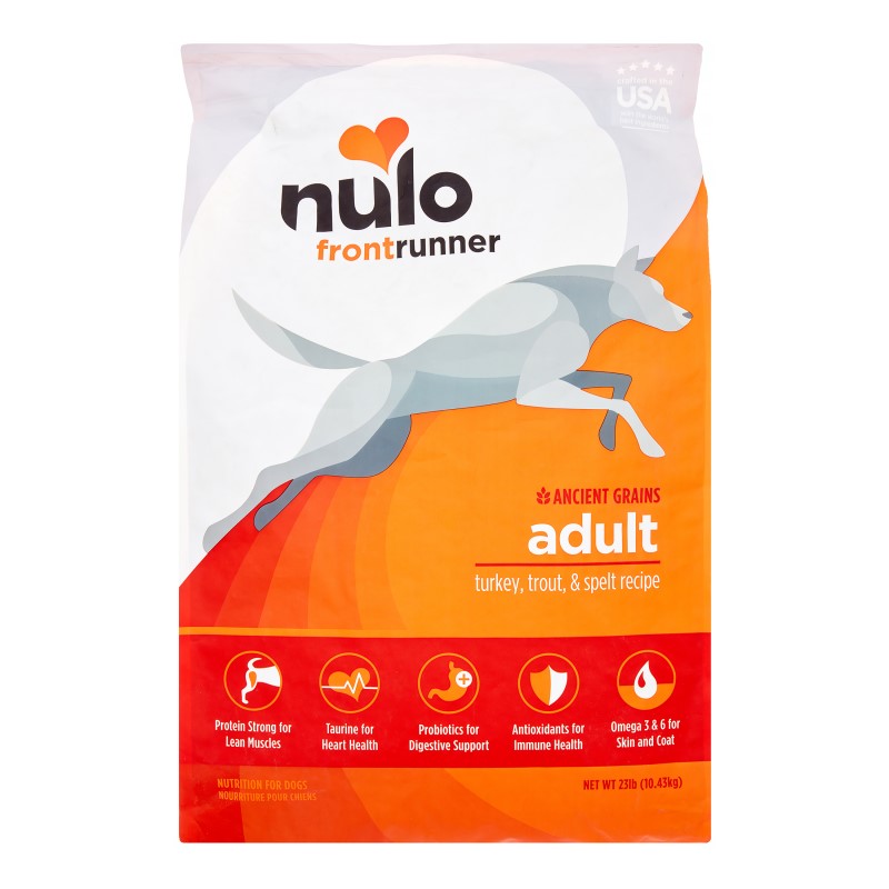 Nulo-Frontrunner Turkey, Trout & Spelt Ancient Grains Adult Dry Dog Food