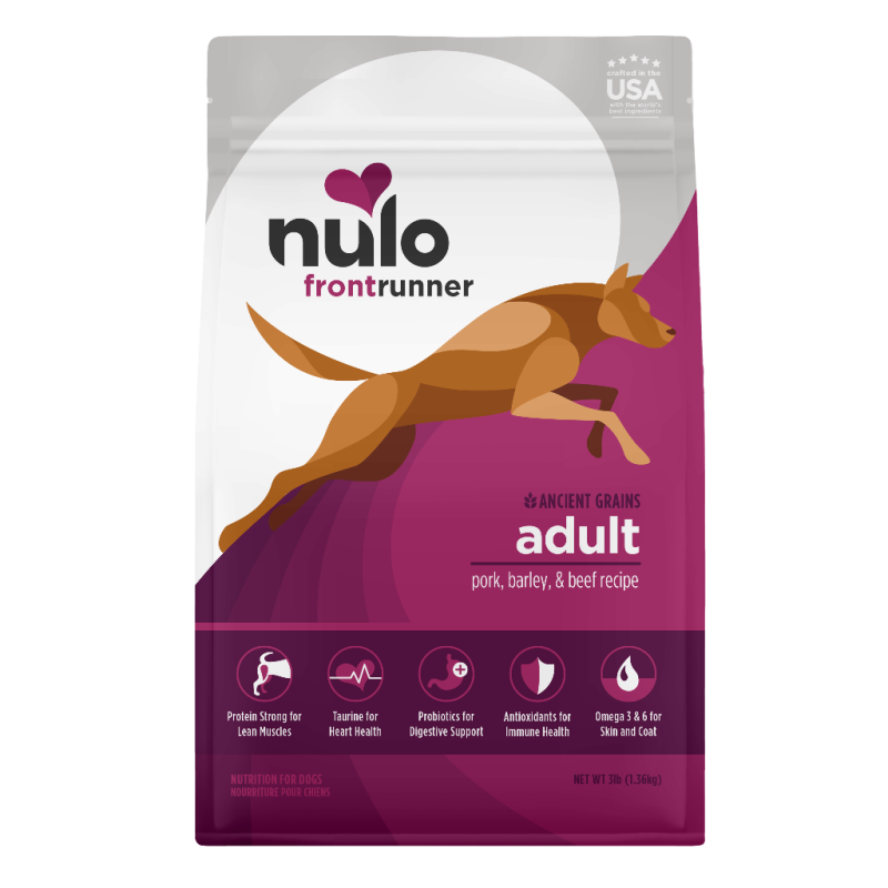 Nulo-Frontrunner Pork with Barley & Beef Adult Dry Dog Food
