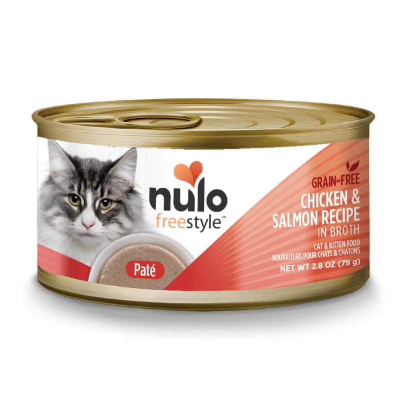 Nulo-Freestyle Cat & Kitten Chicken & Salmon Pate Recipe Wet Cat Food