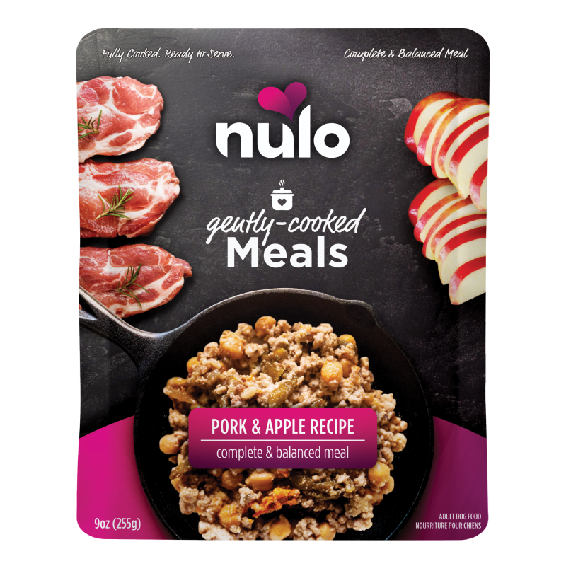 Nulo-Gently-Cooked Meals Pork & Apple Recipe Wet Dog Food Pouch
