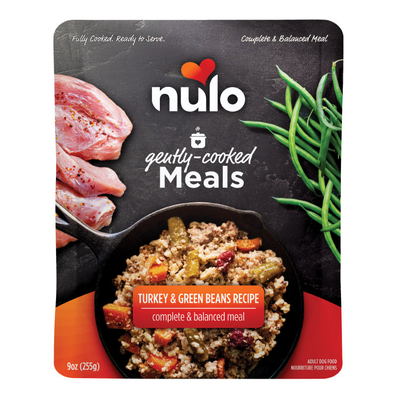 Nulo-Gently-Cooked Meals Turkey & Green Beans Recipe Wet Dog Food Pouch