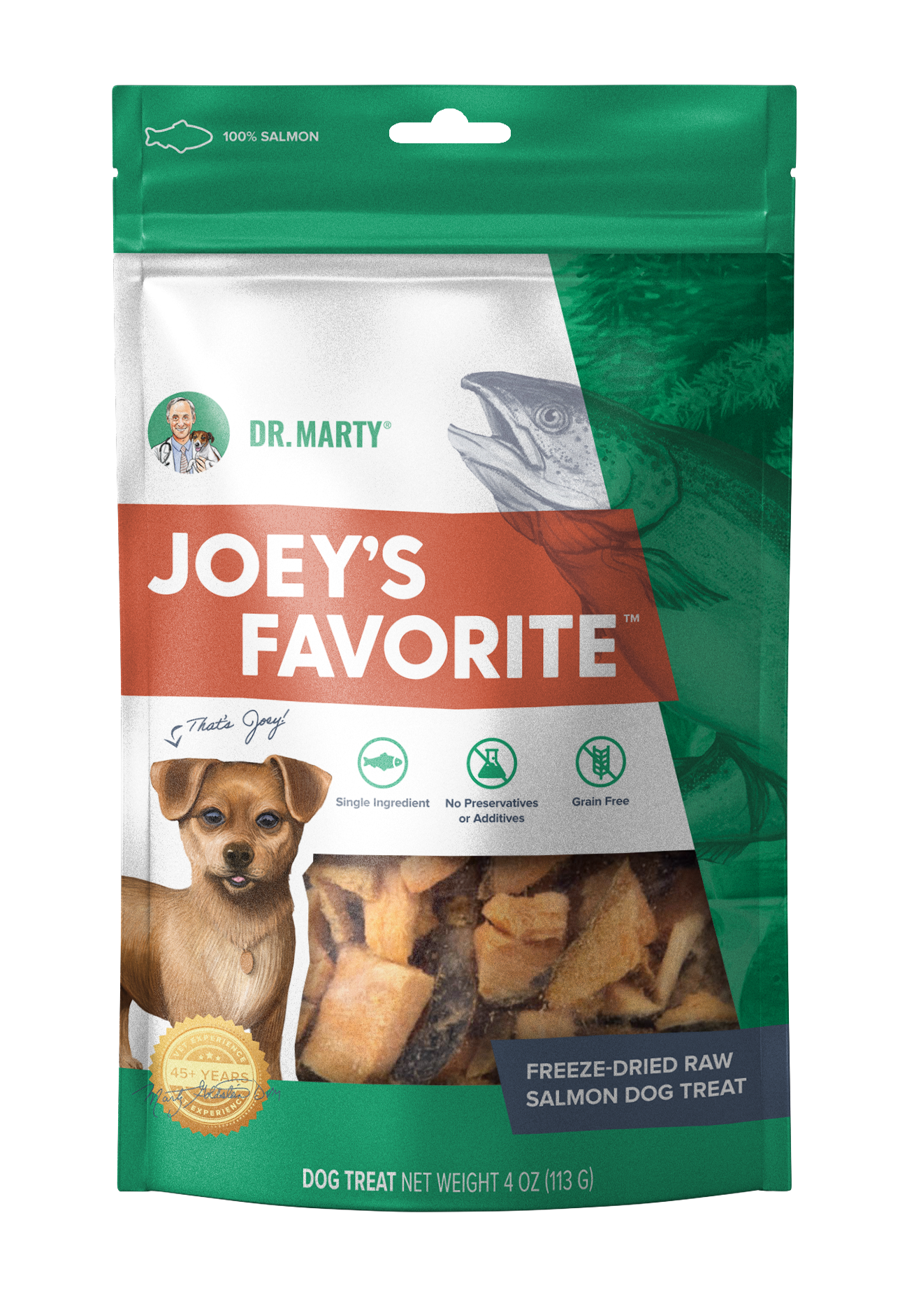 Dr. Marty-Joey’s Favorite Freeze Dried Raw Salmon Dog Treats