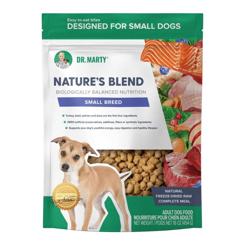 Dr. Marty-Nature’s Blend Small Breed Freeze Dried Raw Dog Food