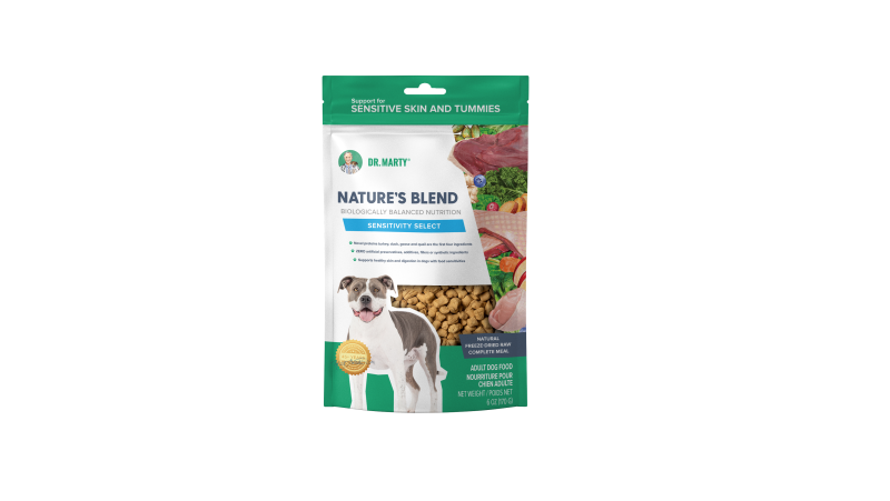 Dr. Marty-Nature’s Blend Sensitivity Select Freeze Dried Raw Dog Food