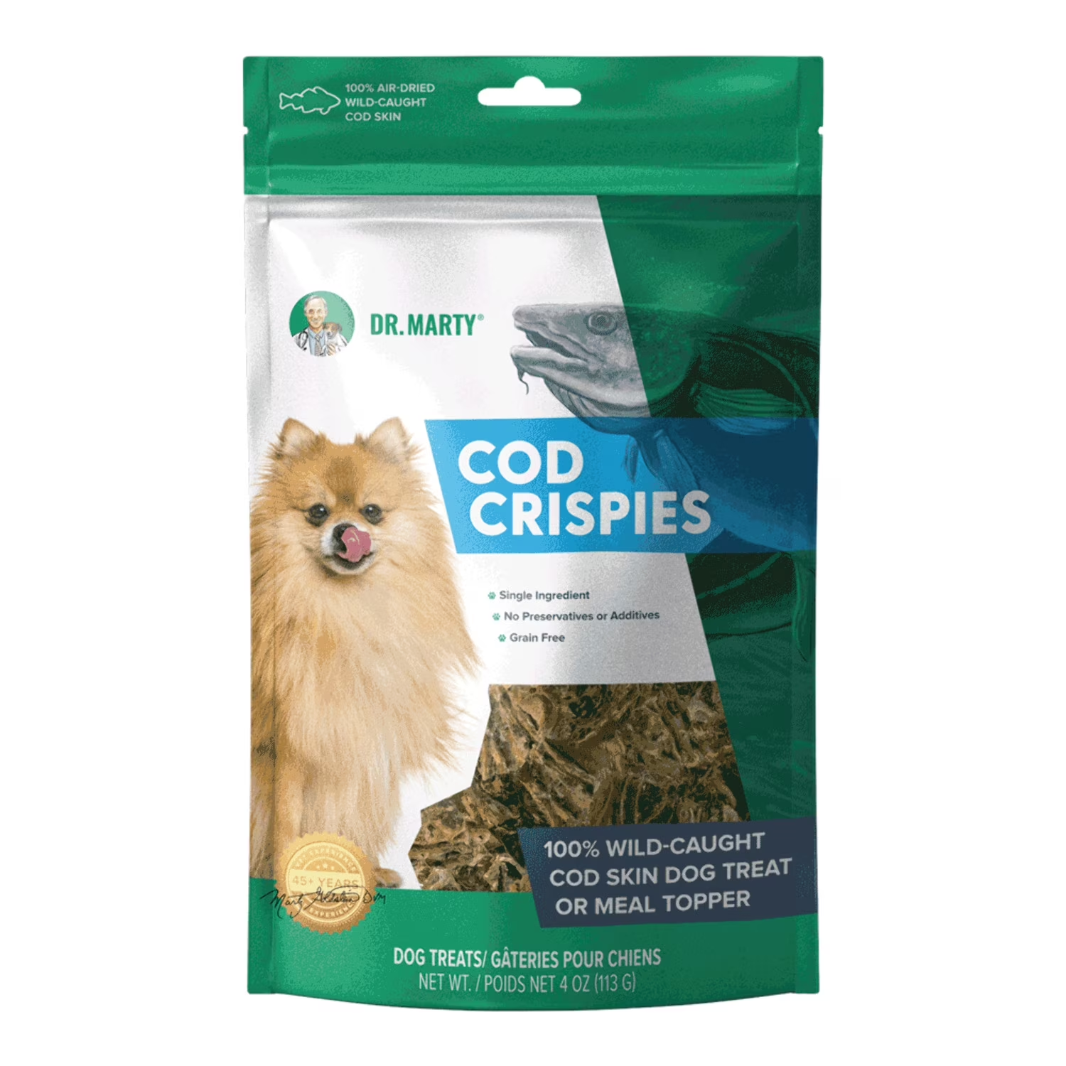 Dr. Marty-Cod Crispies Air Dried Dog Treats