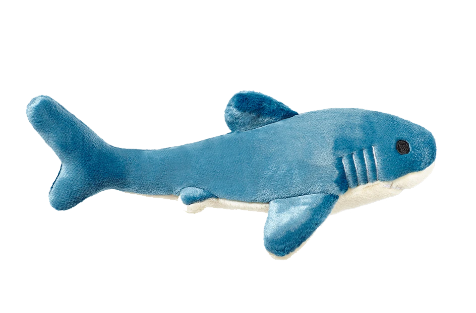 Fluff & Tuff-Tank Shark Plush Dog Toy