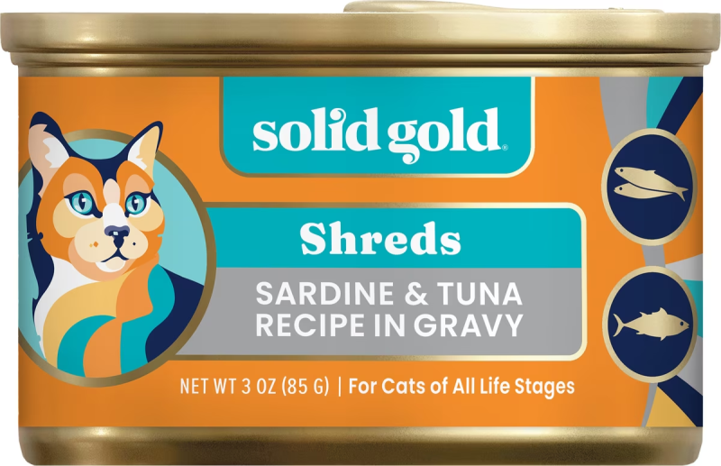 Solid Gold-Five Oceans Sardine & Tuna Recipe In Gravy Canned Cat Food