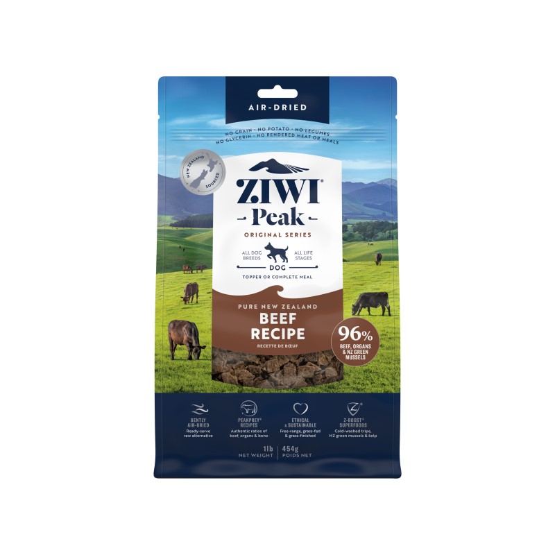 Ziwi Peak-Grain Free Air-Dried Beef Recipe Dry Dog Food