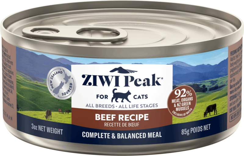 Ziwi Peak-Grain Free Beef Recipe Canned Cat Food