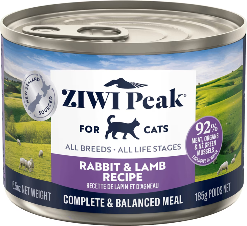 Ziwi Peak-Grain Free Rabbit & Lamb Recipe Canned Cat Food
