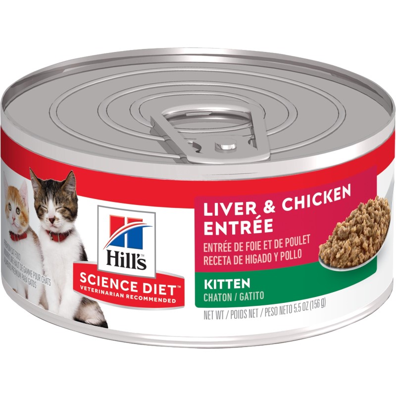 Hill's Science Diet-Kitten LIver/Chicken Entree for Cats