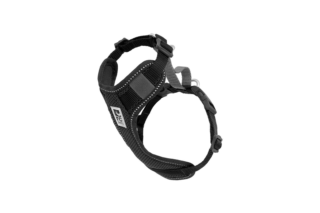 RC Pets-Moto Control Car Harness for Dogs in Black and Grey