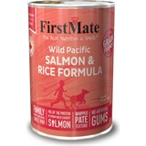 FirstMate Grain Friendly Canned Dog Food, Salmon & Rice, 12.2-oz-