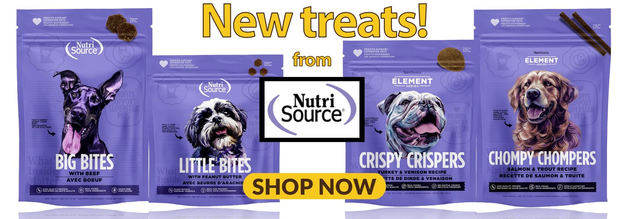 New treats from NutriSource Shop Now