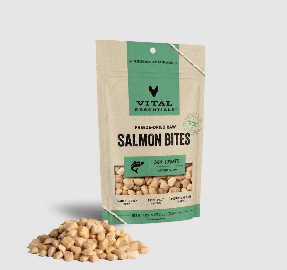 Freeze-Dried Salmon Bites 2.5oz-Vital Essentials-