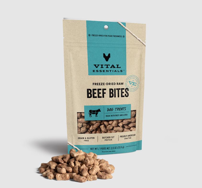 Freeze-Dried Beef Bites 2.5oz-Vital Essentials-