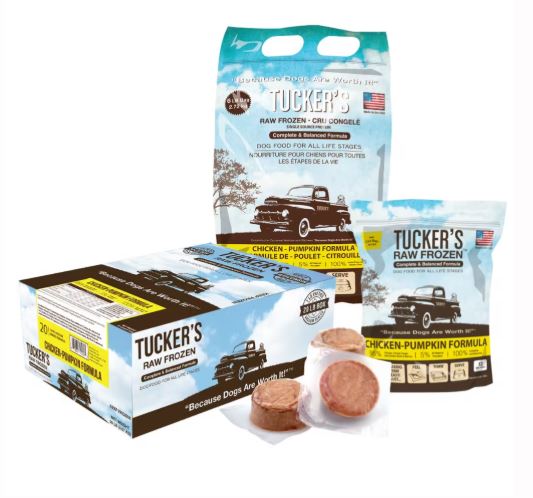 Tucker's Frozen Raw, 20lb, Chicken & Pumpkin