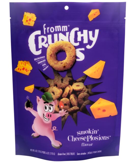 Fromm Crunchy O's Smokin' Cheeseplosions Dog Treats