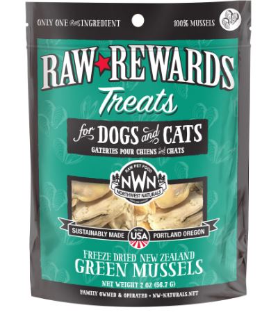 Northwest Naturals Freeze-Dried Treats-Green-Lipped Mussels