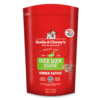 Stella & Chewy's Frozen Raw Patties for Dogs, Duck