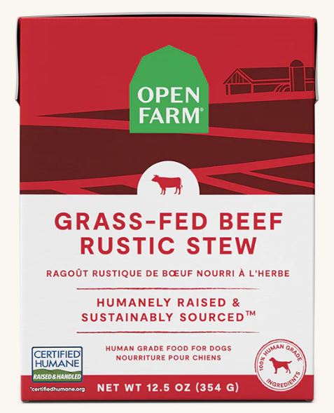 Open Farm Dog Grass-Fed Beef Rustic Stew