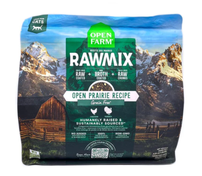 Open Farm RawMix Grain-Free Cat Food Open Prairie Recipe