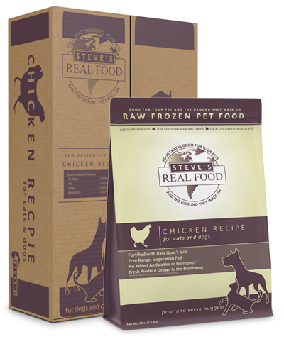 Steve's Frozen Raw Patties for Dogs, 14lb